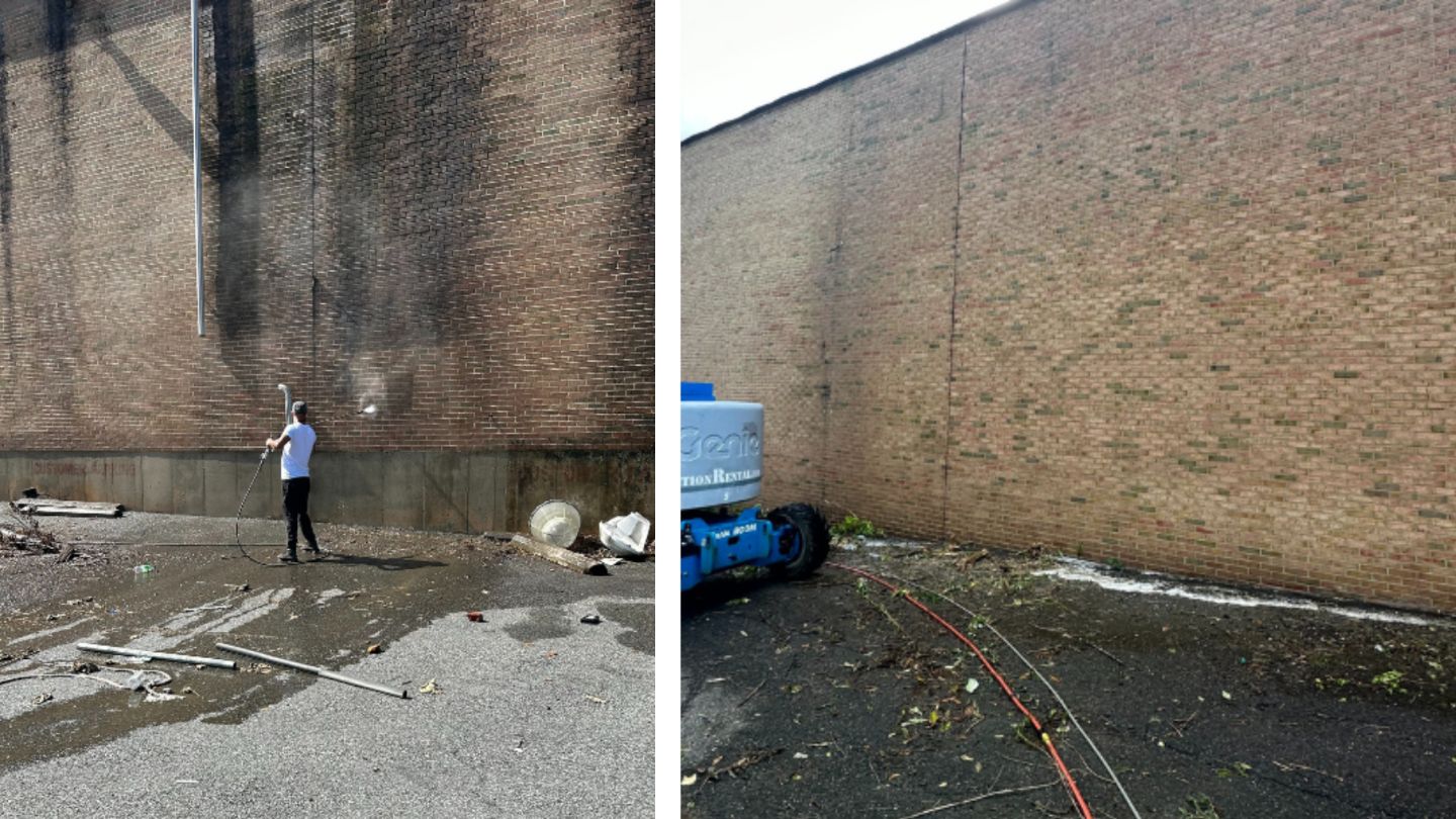 Commercial Brick Wall Restoration
